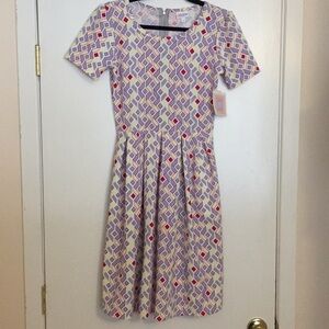 S LuLaRoe Amelia Dress DD42 1931